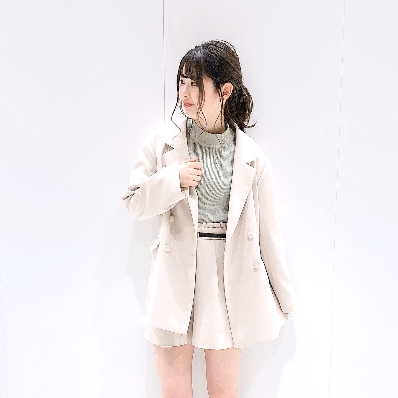 春のおしゃれを無駄にしていない？？セットアップの着回し3コーデ♡