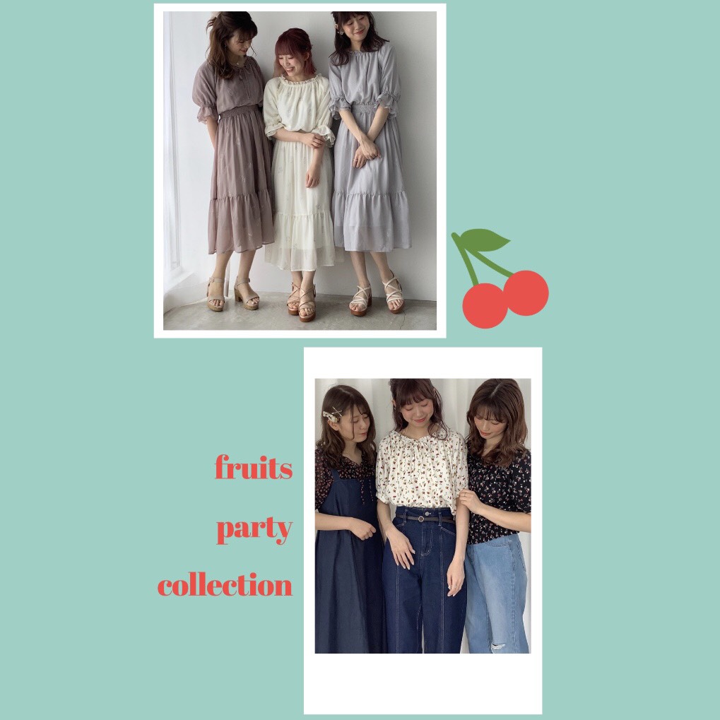 CUTEなモチーフで夏気分♪～Fruits Party Collection～