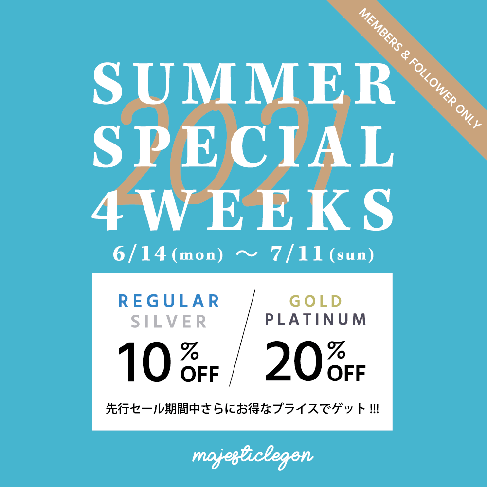 Summer Special 4weeks 6.14.mon.START！