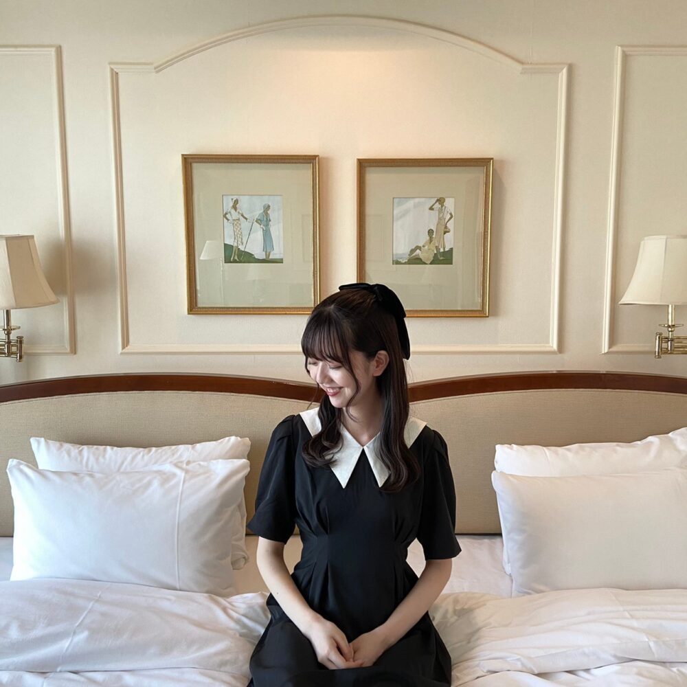 【オーダーネイルチップ】ライトベージュ ホワイト 韓国 量産型 フレンチガーリー オーダーネイルチップ♡白ホワイト量産型フレンチガーリー推しオタク