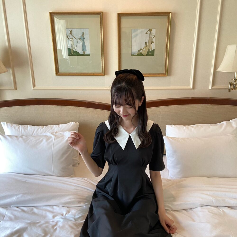 この秋着たい🖤 マジェのモノトーンアイテムでフレンチガーリーコーデ  