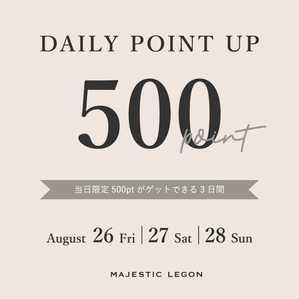 DAILY POINT UP campaign！