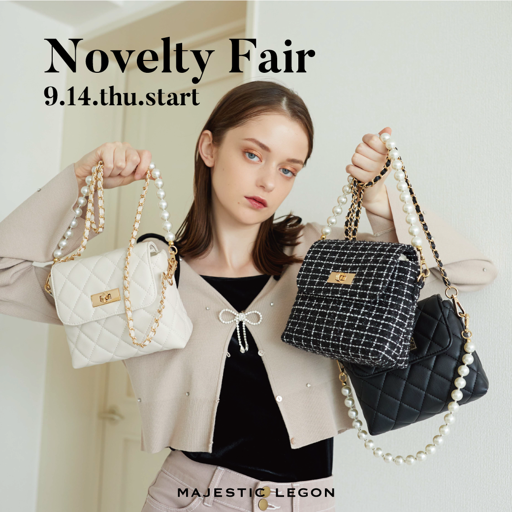 Novelty Fair ”オリジナルミニショルダーバッグ”プレゼント♡9.14.thu.START！