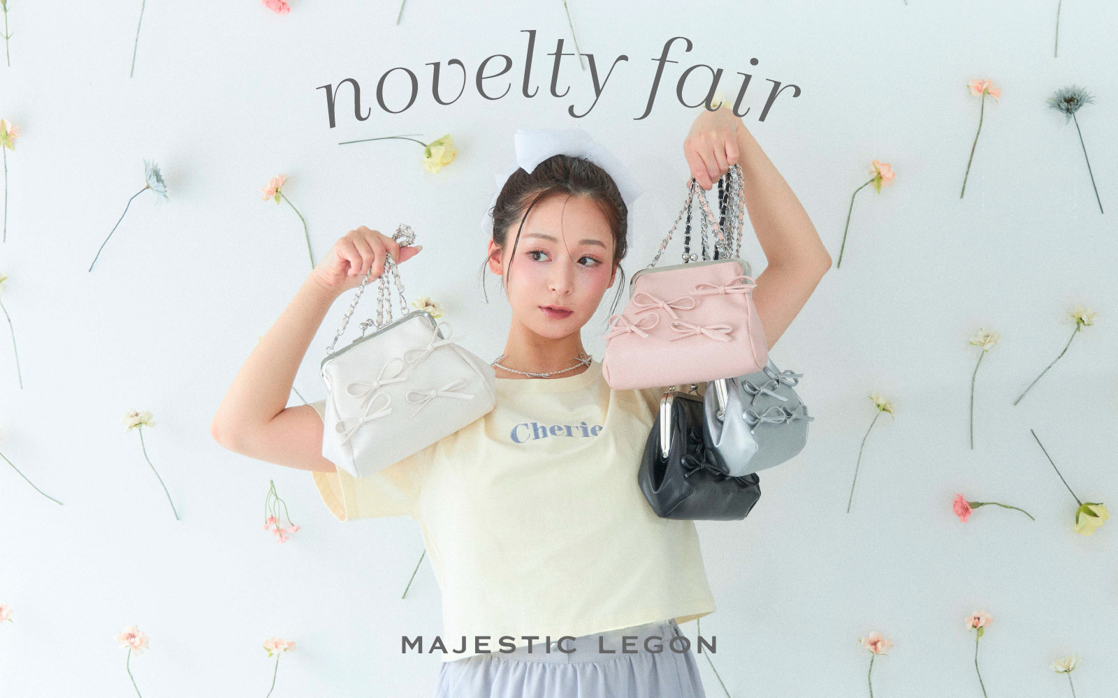 Novelty Fair “リボンショルダーバッグ” 4.26.fri.START！