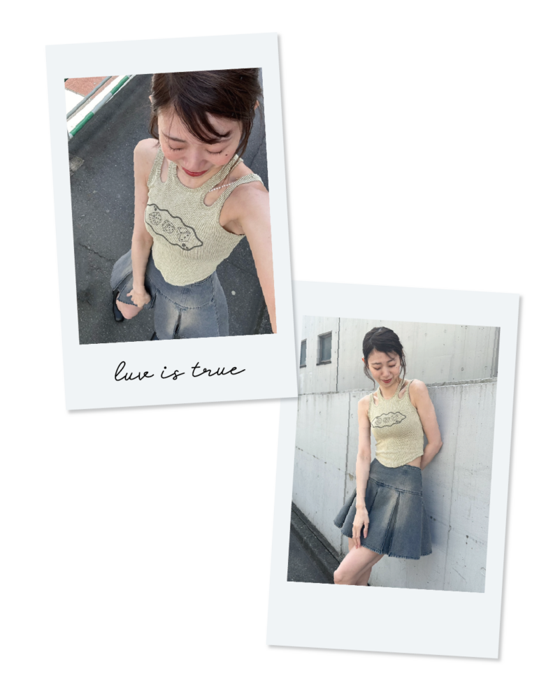 韓国アイドルご用達のブランド『LUV IS TRUE』で着こなすガーリー