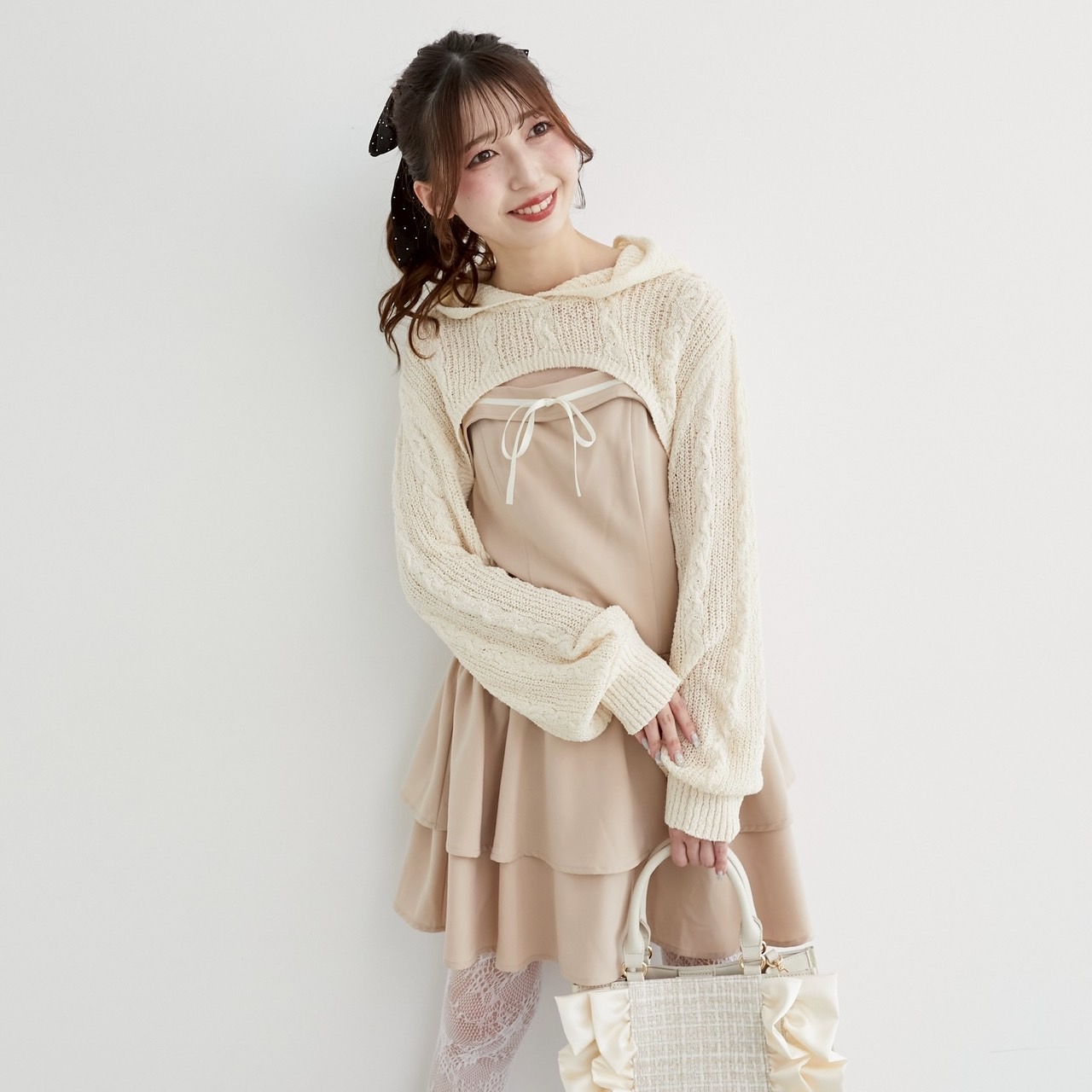 フードボレロ×ミニキャミワンピ｜マジェスティックレゴン公式通販